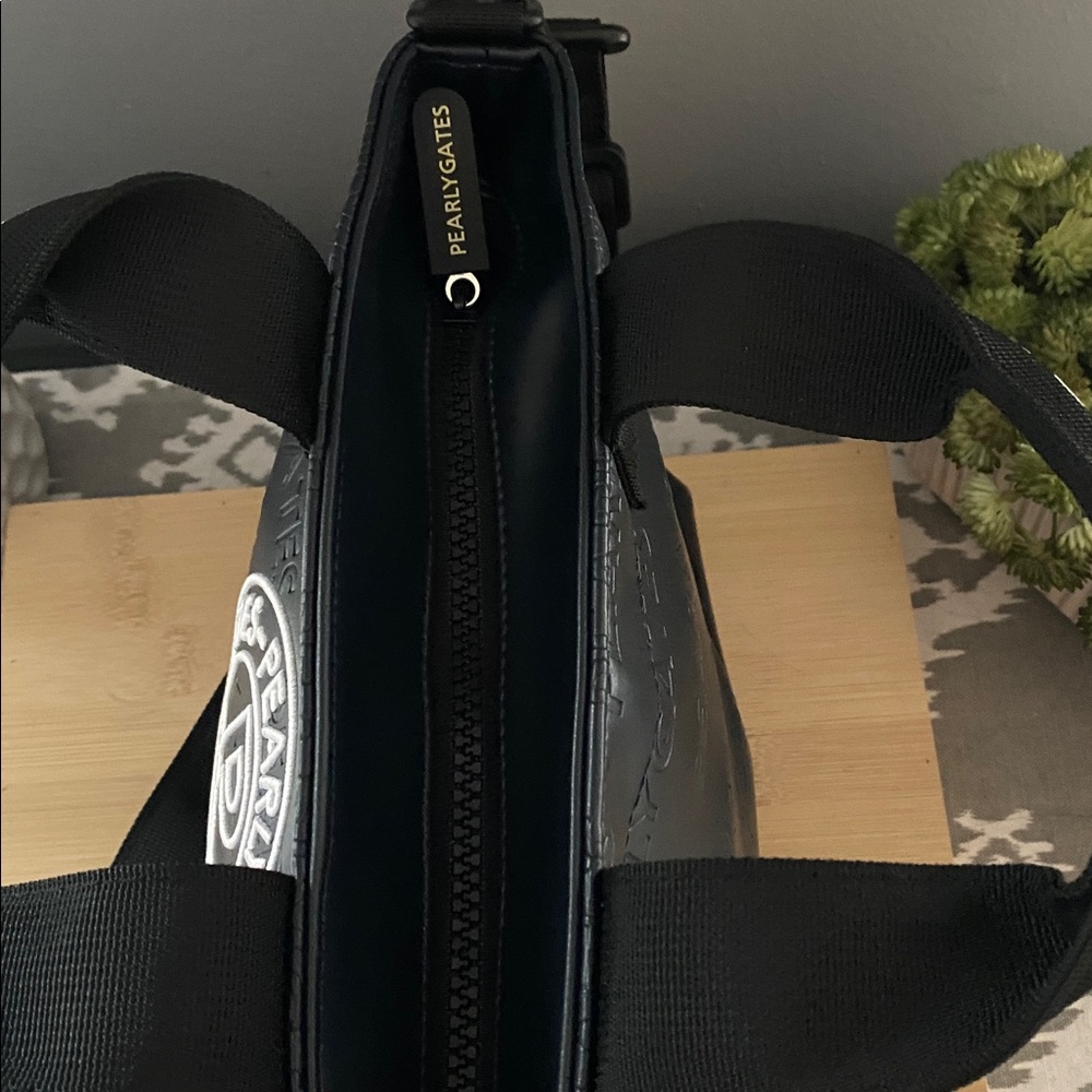 Pearly Gates Navy Blue Crossbody Golf Cart Bag w/Adjustable Shoulder Strap - Picture 9 of 11